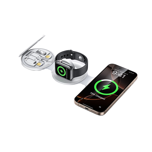 Magwave 15W Qi Trio 5-in-1 Wireless Charging Station