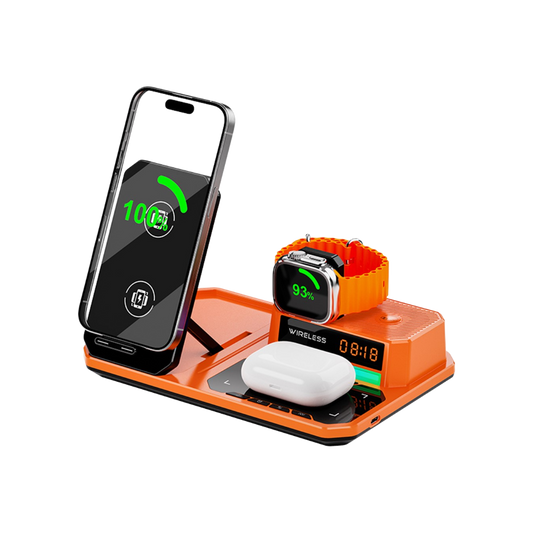 Magwave ClockFusion 15W Qi 6-in-1 Wireless Charging Station 30W