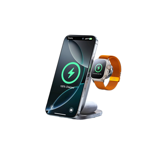 Magwave 15W Qi Curve 3-in-1 Wireless Charging Station