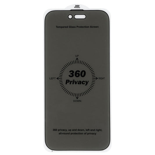 For iPhone Air Privacy Tempered Glass Screen Protector with Silk Printing / Dust Filter Mesh