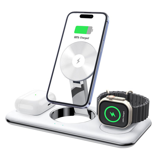 Magwave 15W Qi FluxStation 3 in 1 Wireless Charging Station