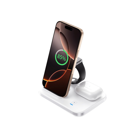 Magwave 15W Qi ChargeMate 4 in 1 Wireless Charging Station