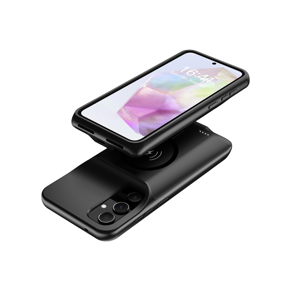 External Battery Phone Case For Samsung Galaxy A55 5G 10000mAh