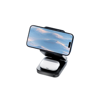 Magwave 15W Qi Compact 3-in-1 Wireless Charging Station