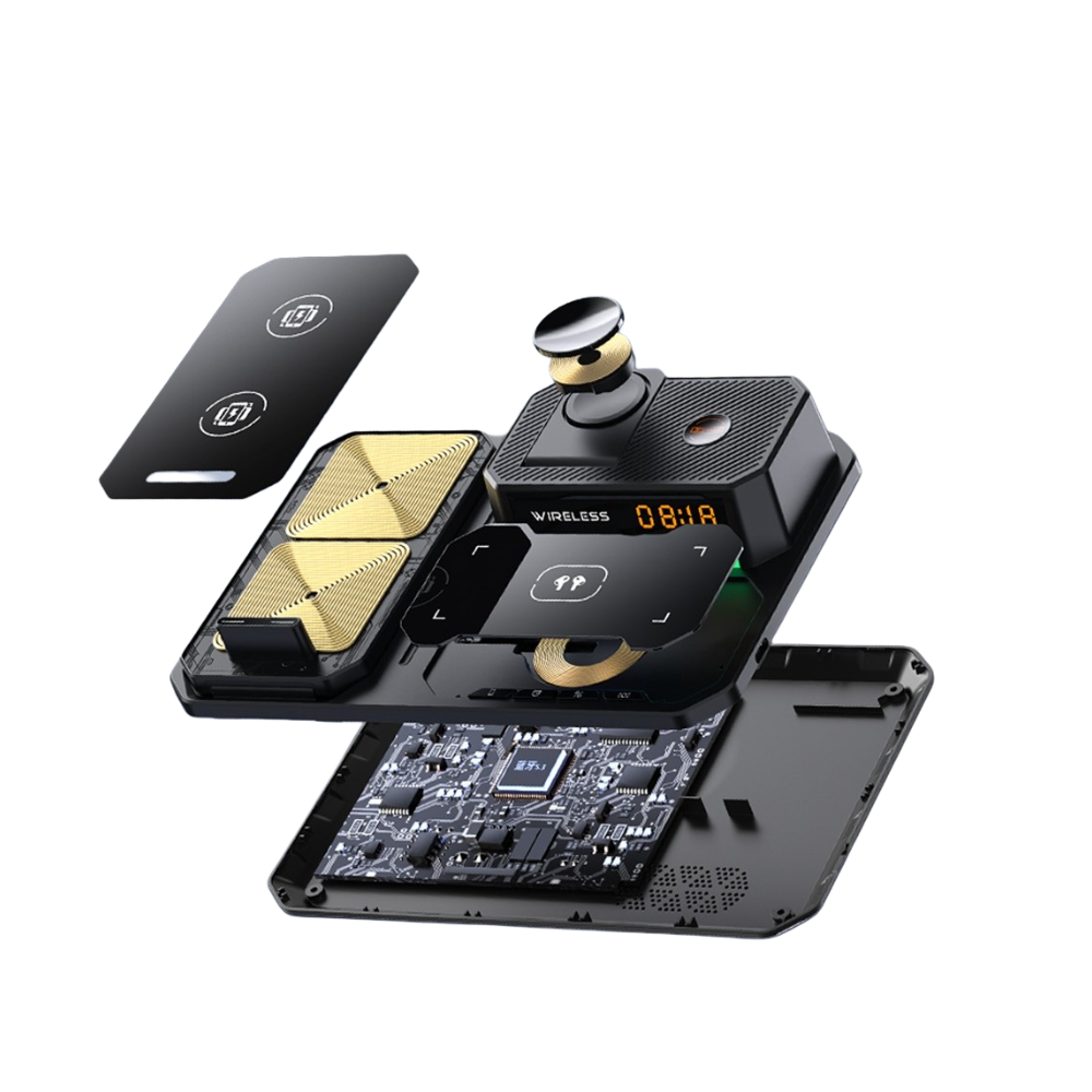 Magwave ClockFusion 15W Qi 6-in-1 Wireless Charging Station 30W