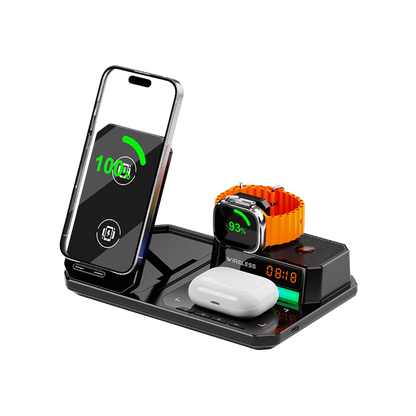 Magwave ClockFusion 15W Qi 6-in-1 Wireless Charging Station 30W