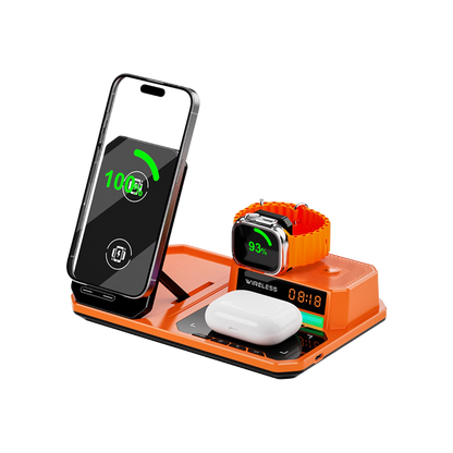 Magwave ClockFusion 15W Qi 6-in-1 Wireless Charging Station 30W