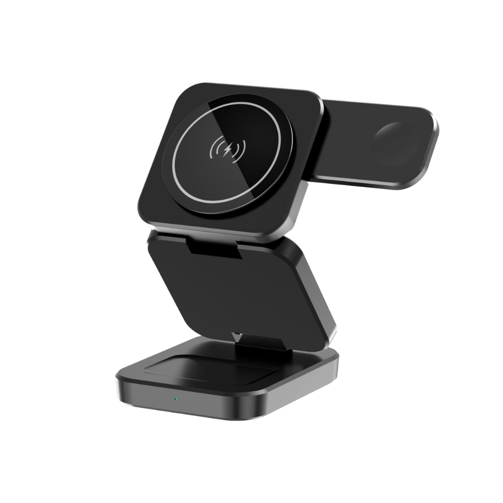 Magwave 15W Qi Compact 3-in-1 Wireless Charging Station