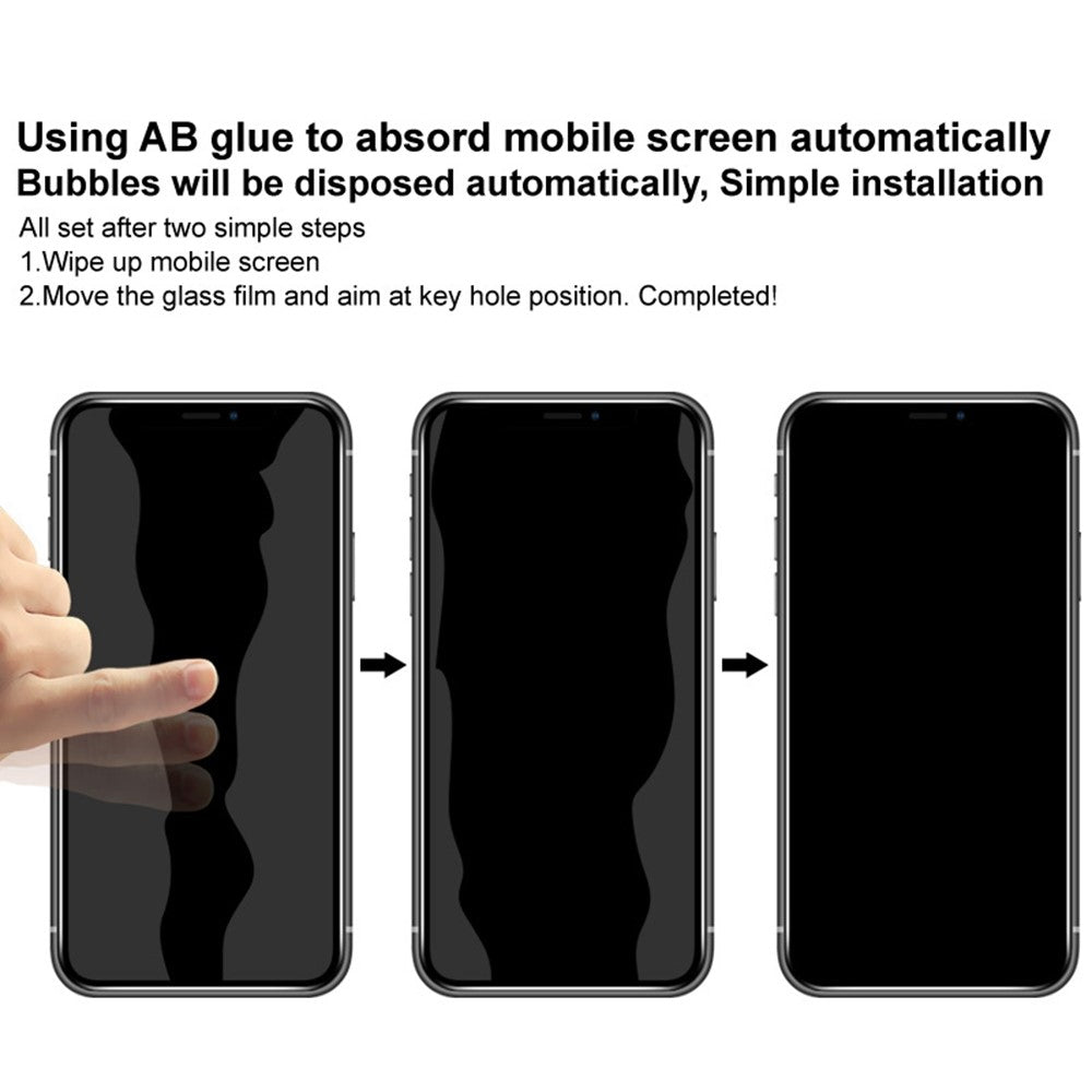 IMAK For iPhone 17 Pro Anti Peep Tempered Glass Screen Protector Full Coverage