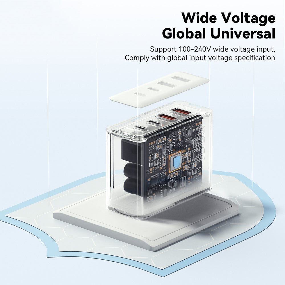 Charger Adapter 100W  2 USB-C + 2 USB-A Multi-Port