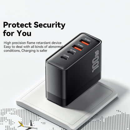 Charger Adapter 100W  2 USB-C + 2 USB-A Multi-Port