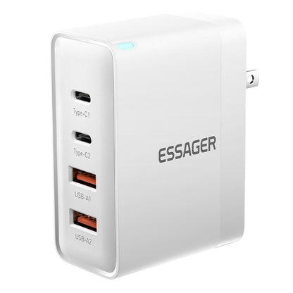 Charger Adapter 100W  2 USB-C + 2 USB-A Multi-Port