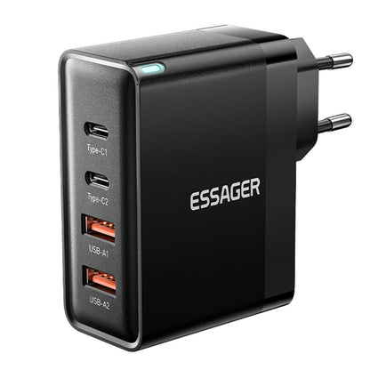 Charger Adapter 100W  2 USB-C + 2 USB-A Multi-Port
