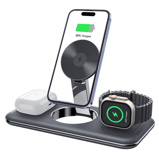 Magwave 15W Qi FluxStation 3 in 1 Wireless Charging Station