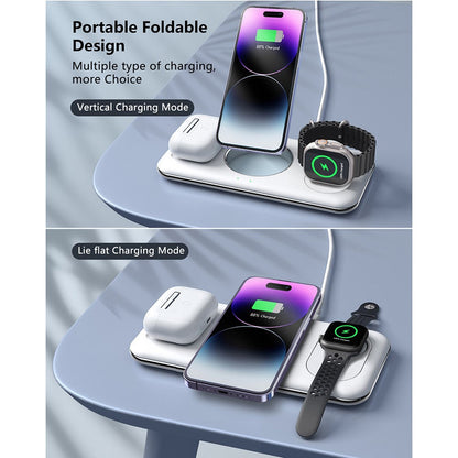 Magwave 15W Qi FluxStation 3 in 1 Wireless Charging Station