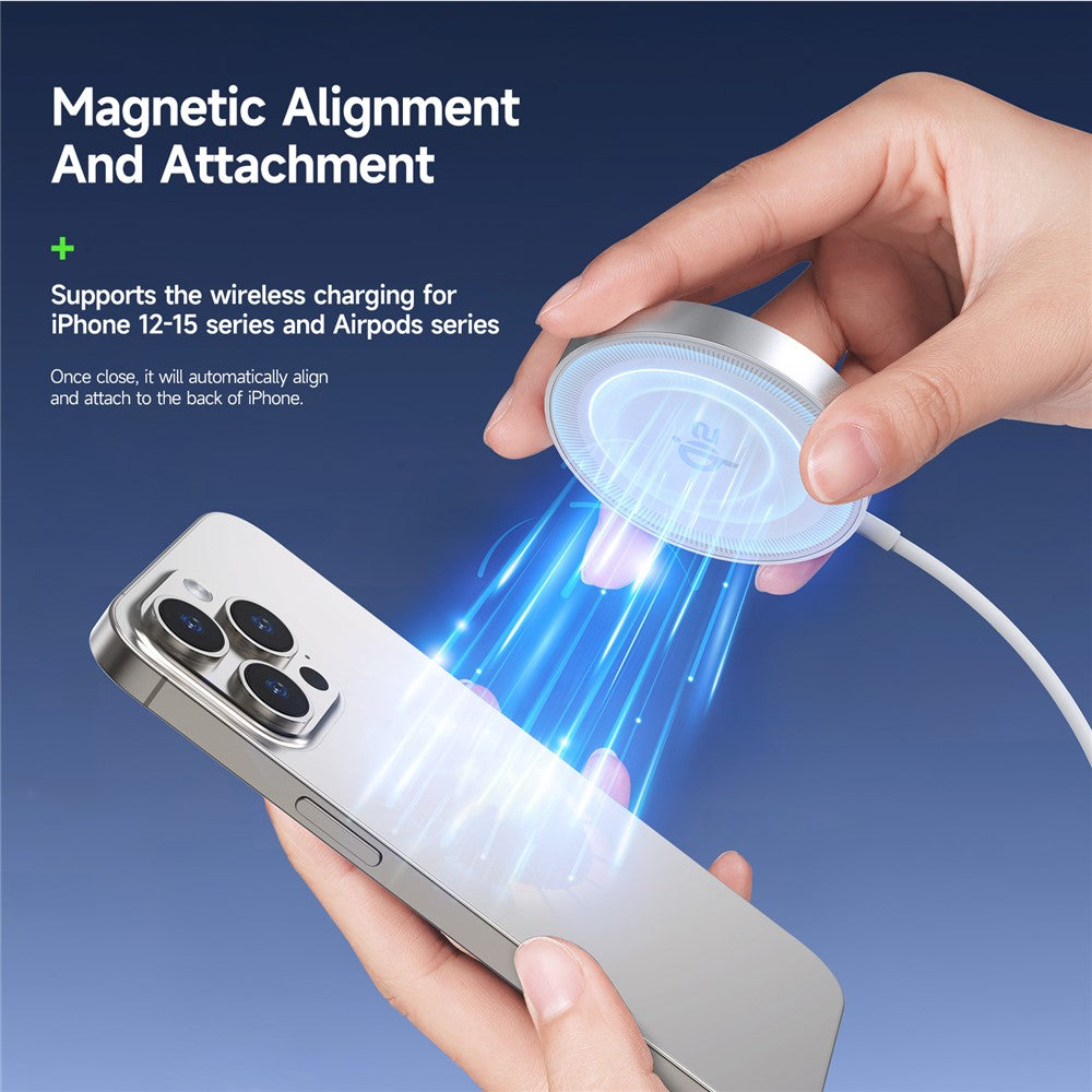 Magwave 15W  Wireless Charger for iPhone 16 Series / AirPods 4