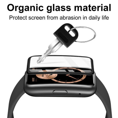 IMAK Scratch-Resistant Organic Glass Black-Edge Watch Screen Protector Film for Apple Watch SE3 / SE2 / SE1 / 6 / 5 / 4 40mm