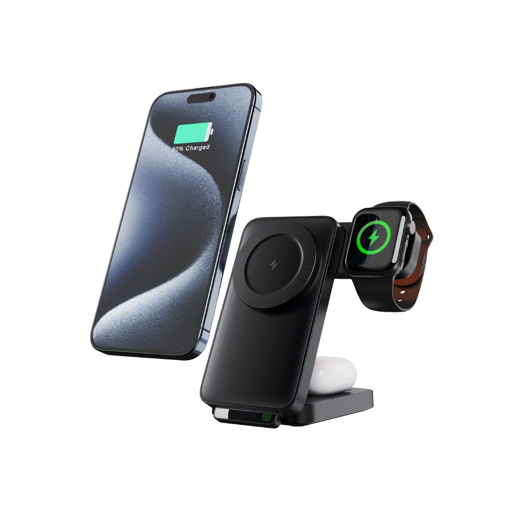 Magwave Travel 3-in-1 Wireless Charging Station
