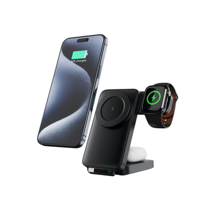 Magwave Travel 3-in-1 Wireless Charging Station