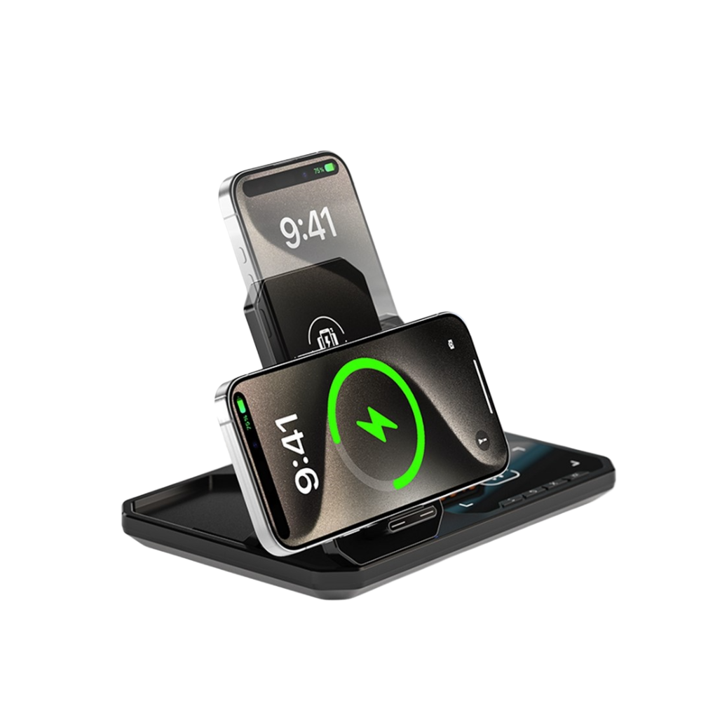 Magwave ClockFusion 15W Qi 6-in-1 Wireless Charging Station 30W