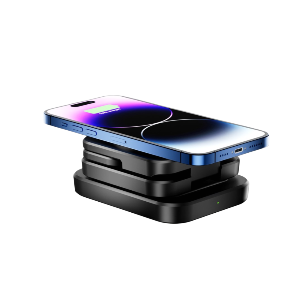Magwave 15W Qi Compact 3-in-1 Wireless Charging Station