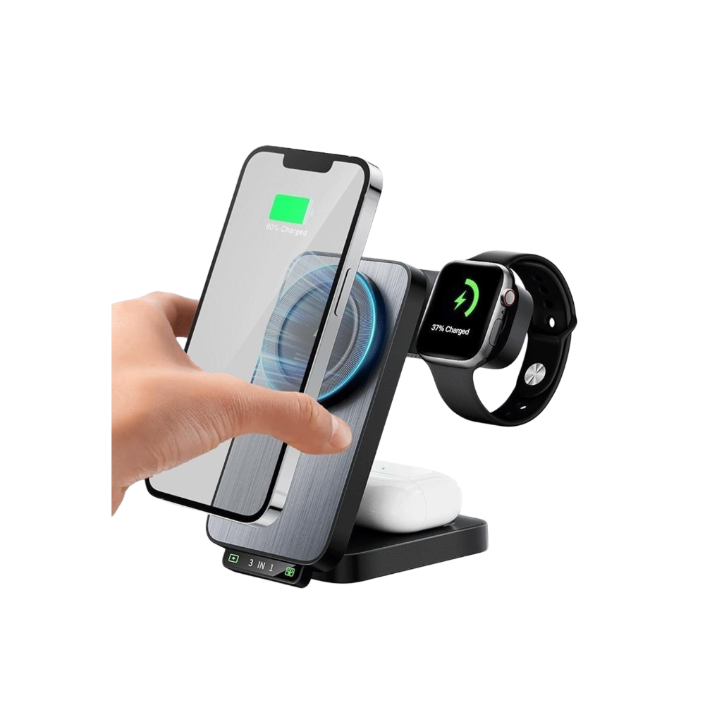 Magwave Travel 3-in-1 Wireless Charging Station