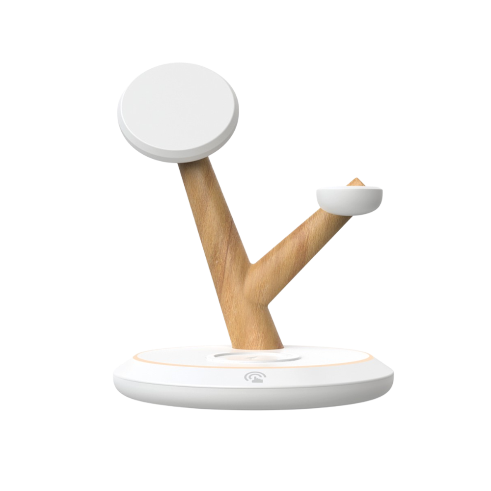 Magwave 15W Qi Tree 4-in-1 Wireless Charging Station