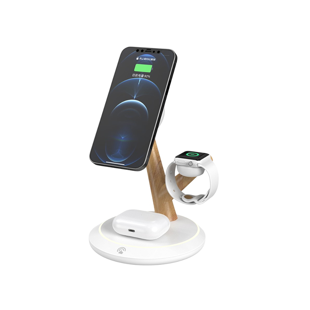 Magwave 15W Qi Tree 4-in-1 Wireless Charging Station