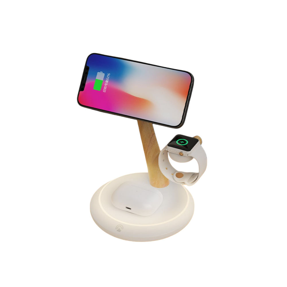 Magwave 15W Qi Tree 4-in-1 Wireless Charging Station