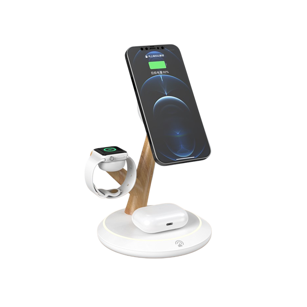 Magwave 15W Qi Tree 4-in-1 Wireless Charging Station