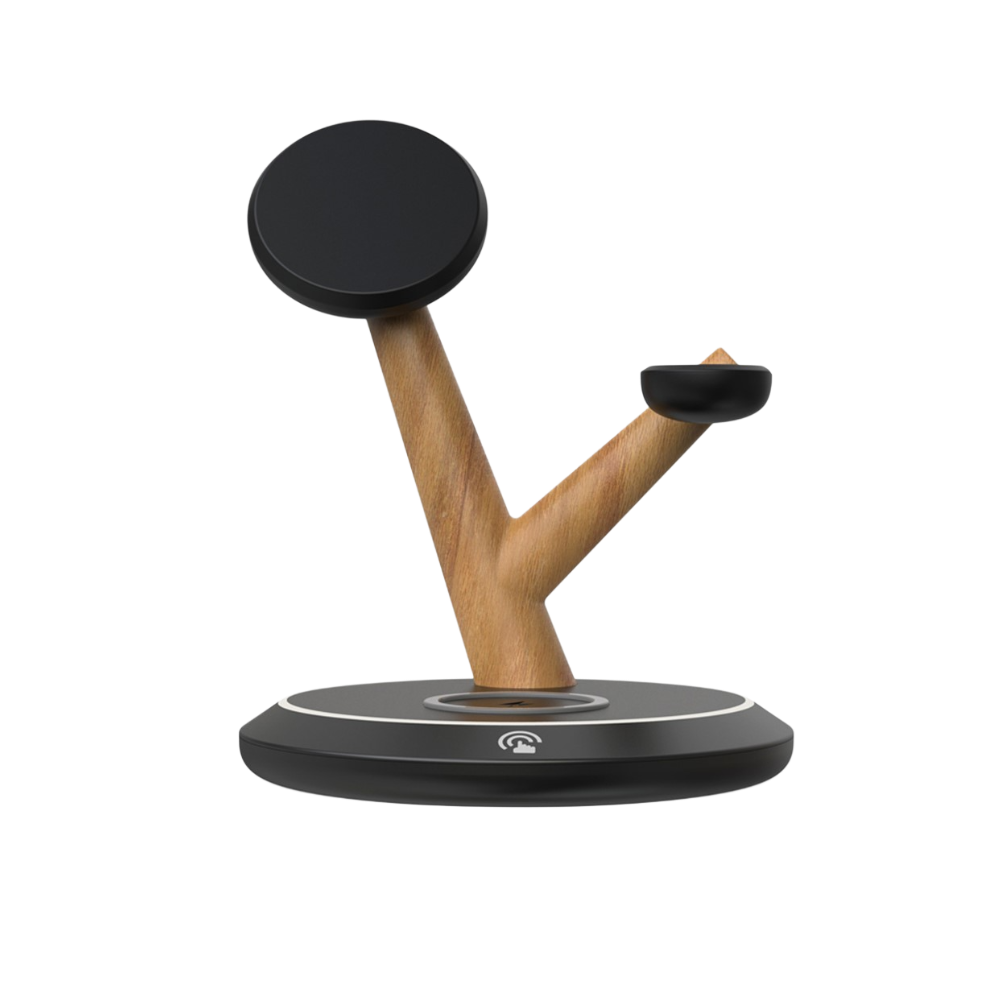 Magwave 15W Qi Tree 4-in-1 Wireless Charging Station