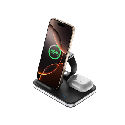 Magwave 15W Qi ChargeMate 4 in 1 Wireless Charging Station