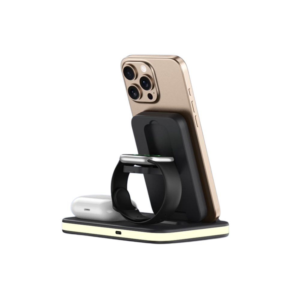 Magwave 15W Qi ChargeMate 4 in 1 Wireless Charging Station