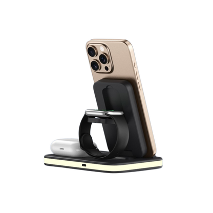 Magwave 15W Qi ChargeMate 4 in 1 Wireless Charging Station