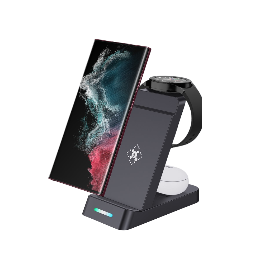 Magwave Charge 15W Qi 2-in-1 Wireless Charging Station