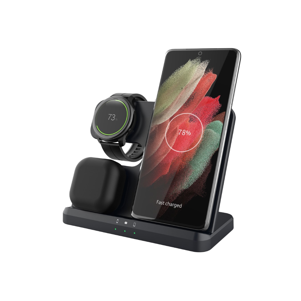 Magwave 15W Qi Elite 3 in 1 Wireless Charging Station