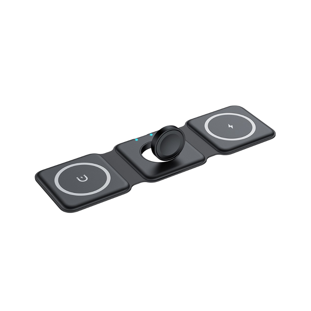 Magwave 15W Qi Foldable 3 in 1 Wireless Charging Station