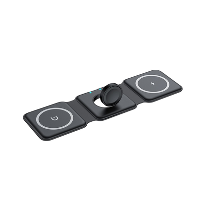 Magwave 15W Qi Foldable 3 in 1 Wireless Charging Station
