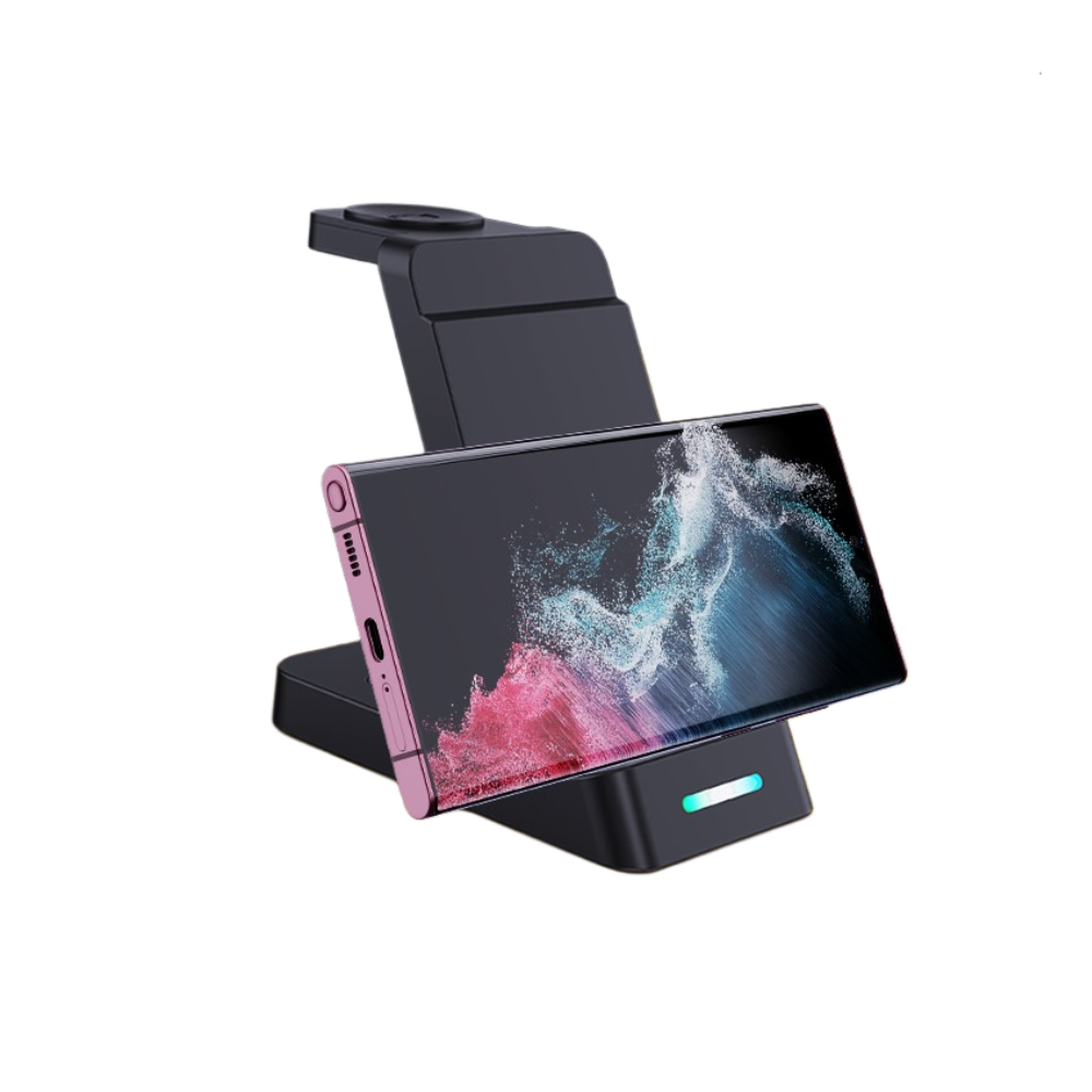 Magwave Charge 15W Qi 2-in-1 Wireless Charging Station