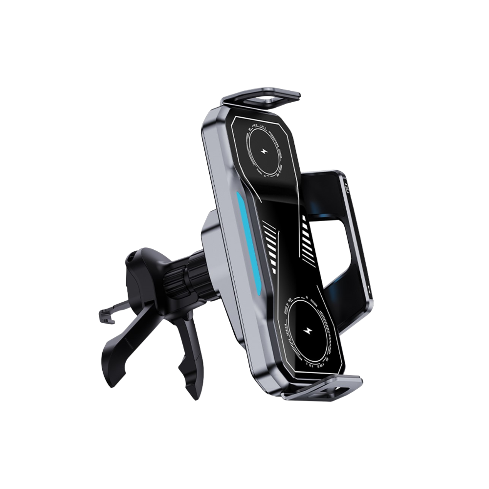 Wireless Charging Vent Mount Holder 15W with Ambient Light